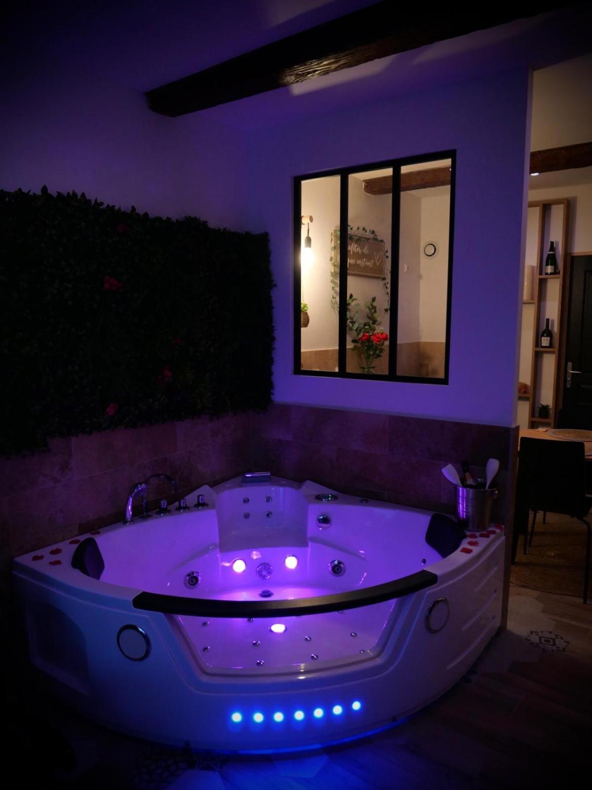 Maison Prestige Le Donjon Des Plaisirs Jacuzzi Montluel Exterior foto